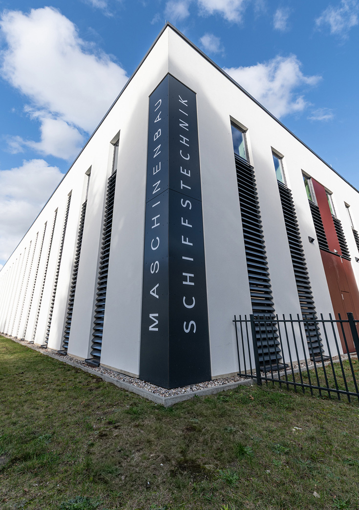 Shipbuilding and maritime engineering building at the University of Rostock